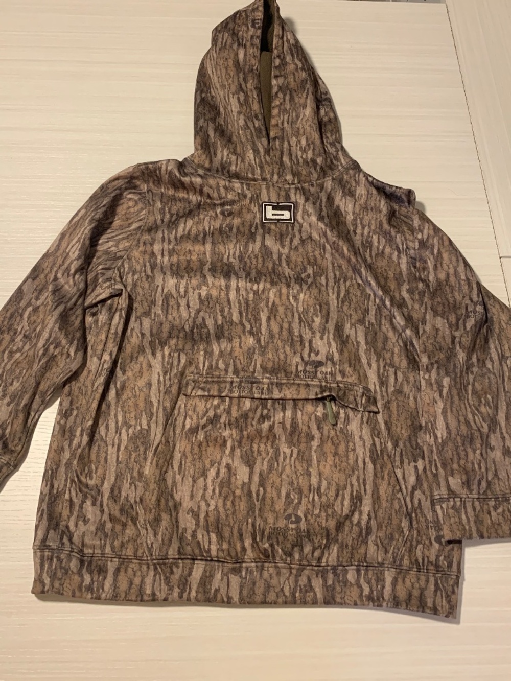 Boys Banded Camo Fleece Hoodie
